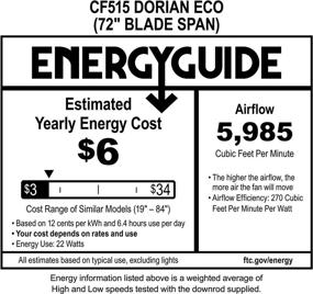 img 3 attached to Emerson CF515CR72GRT Dorian Ceiling Graphite