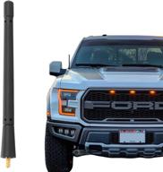 📻 ksaauto rubber short antenna accessories for ford f-150 f150 2009-2021, 7" flexible antenna mast replacement, optimized for fm/am reception logo