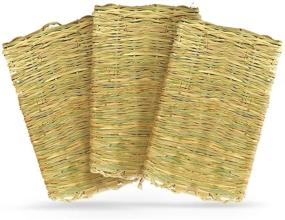 img 3 attached to SunGrow Grass Mat Rice 3Pc