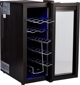 img 2 attached to 🍷 FRIGIDAIRE FRW1225 EFRW1225 Wine Cooler: Stylish and Compact Cooling Solution for Women - Holds 24 Cans