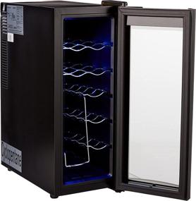 img 3 attached to 🍷 FRIGIDAIRE FRW1225 EFRW1225 Wine Cooler: Stylish and Compact Cooling Solution for Women - Holds 24 Cans