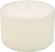 🛋️ ivory chunky-knit foam floor pouf ottoman by amazon basics: comfy and stylish addition to your living space logo