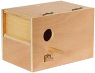 🏠 prevue-hendryx parakeet nest box outside mount - medium size (8inch l x 6inch w x 6inch h): ideal home for your parakeets! logo