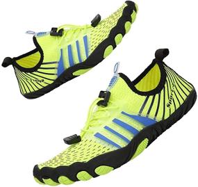 img 4 attached to PAGE ONE Womens Barefoot Comfortable Men's Athletic Shoes: Unmatched Comfort for Active Feet