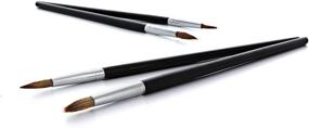 img 1 attached to Ram Pro Pointed Paint Brush Set: Ideal Art Brushes for All Artists, Students, Teens, and Beginners – Perfect for Watercolor, Acrylic, and Oil Painting!