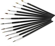 ram pro pointed paint brush set: ideal art brushes for all artists, students, teens, and beginners – perfect for watercolor, acrylic, and oil painting! logo