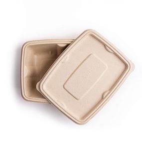 img 1 attached to Zume Compostable Disposable 750Ml 1000Ml Rectangular