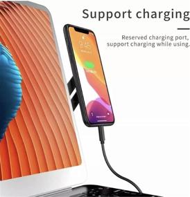 img 3 attached to 📱 Aporia: Easy View Side-by-Side Extension Mount Clip for Phone and Laptop - Adjustable & Portable (Black)