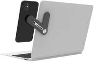 📱 aporia: easy view side-by-side extension mount clip for phone and laptop - adjustable & portable (black) logo