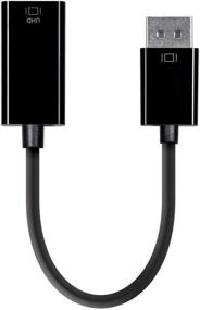 img 3 attached to 💻 Black Monoprice Active UHD HDMI Adapter | DisplayPort 1.2a to 4K at 60Hz