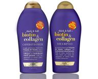 🧴 ogx thick & full biotin collagen shampoo and conditioner duo-set 19.5oz logo