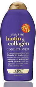 img 1 attached to 🧴 OGX Thick & Full Biotin Collagen Shampoo and Conditioner Duo-Set 19.5oz