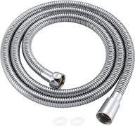 dreamind 304 stainless steel chrome shower hose attachment - 59 inches, flexible shower head and bidet extension hose logo