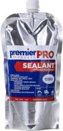 🏢 premier pro products rv roof sealant: universal repair coating for all roofs, rv campers & more - self leveling lap sealant, resealable 750ml pouch logo