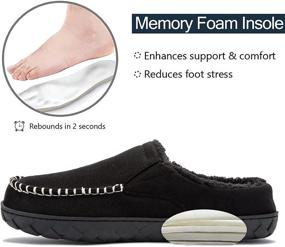 img 3 attached to Auzons Moccasin Slippers Adjustable Outdoor Men's Shoes