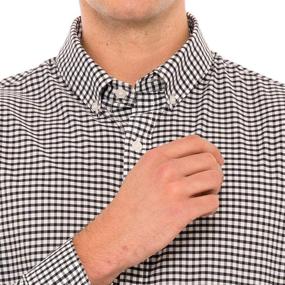 img 2 attached to 👔 Men's Moisture-Wicking Button Down Shirts for Dry Fit Clothing