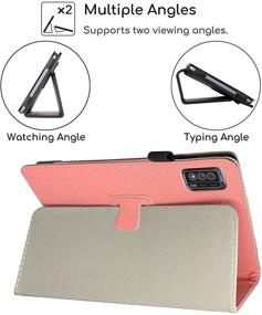 img 1 attached to 💖 Protect Your Hyjoy 9 Inch Tablet with the Transwon Case in Vibrant Pink