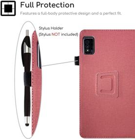 img 3 attached to 💖 Protect Your Hyjoy 9 Inch Tablet with the Transwon Case in Vibrant Pink