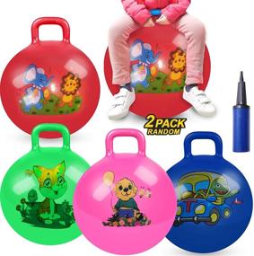 img 4 attached to 🎉 Ultimate Fun with Hopper Bouncy Hopping Handle Favors!