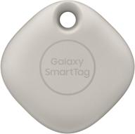 📱 брелок samsung galaxy smarttag bluetooth tracker и locator предметов - 1 шт., овсянка (us версия) для ключей, кошельков, багажа и многое другое. логотип