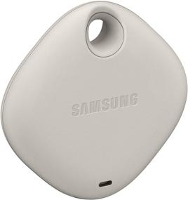 img 1 attached to 📱 Брелок Samsung Galaxy SmartTag Bluetooth Tracker и Locator предметов - 1 шт., овсянка (US версия) для ключей, кошельков, багажа и многое другое.