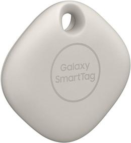 img 3 attached to 📱 Брелок Samsung Galaxy SmartTag Bluetooth Tracker и Locator предметов - 1 шт., овсянка (US версия) для ключей, кошельков, багажа и многое другое.