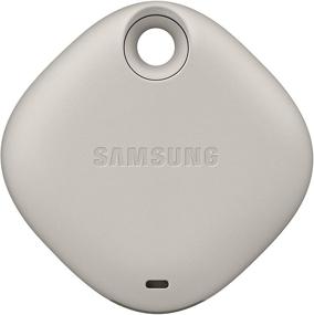 img 2 attached to 📱 Брелок Samsung Galaxy SmartTag Bluetooth Tracker и Locator предметов - 1 шт., овсянка (US версия) для ключей, кошельков, багажа и многое другое.