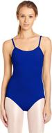 capezio adjustable strap women's camisole leotard logo