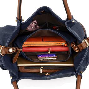 img 2 attached to 👜 Стильная кожаная сумка UTO: элегантный плечевой, женские сумки и кошельки на запястье