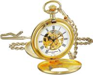 🕰 gold plated mechanical pocket watch by charles hubert paris logo