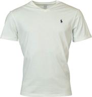 lauren v neck sleeve t shirt apparel logo