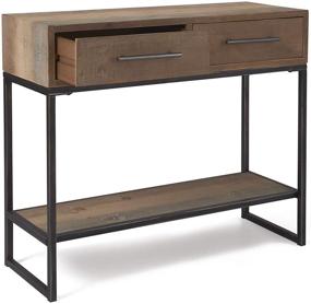 img 1 attached to 🏡 Stylish Finch Morris Console Table in Brown: Enhancing Your Home Décor Effortlessly