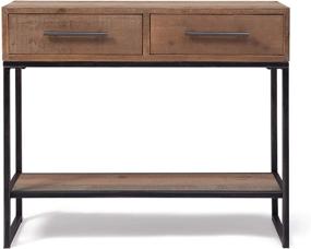 img 2 attached to 🏡 Stylish Finch Morris Console Table in Brown: Enhancing Your Home Décor Effortlessly