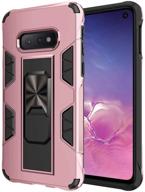 samsung galaxy note 8 case military grade shockproof with kickstand stand built-in magnetic car mount armor heavy duty protective case for galaxy note 8 phone case (rose gold) logo