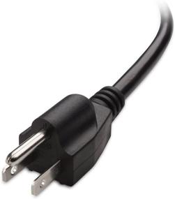 img 2 attached to 2-Pack of 6 Feet Right Angle Power Cords by Cable Matters - 16 AWG Power Cable (NEMA 5-15P to Angled IEC C13)