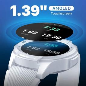 img 3 attached to 🌊 Смарт-часы Ticwatch S2 с водонепроницаемостью, встроенным GPS, монитором сердечного ритма 24 часа, операционная система Wear OS от Google; Совместим с Android и iOS - ледник