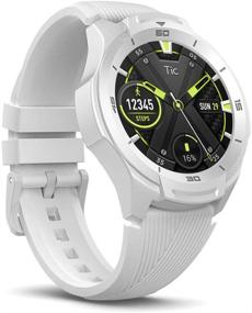 img 4 attached to 🌊 Смарт-часы Ticwatch S2 с водонепроницаемостью, встроенным GPS, монитором сердечного ритма 24 часа, операционная система Wear OS от Google; Совместим с Android и iOS - ледник