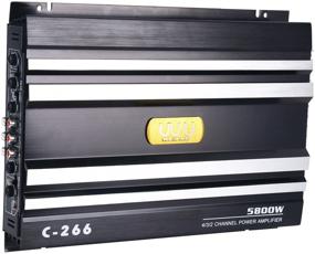 img 4 attached to 🚗 YaeCCC C-266 Car Amplifier: Boosting Audio Performance with 4 Channel Power, Super Bass Sub Woofer Amp, and 12V Compatibility