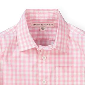 img 3 attached to 👕 Henry Gingham Poplin Button Tops, Tees & Shirts for Boys' Clothing - Enhancing SEO