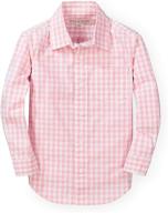 👕 henry gingham poplin button tops, tees & shirts for boys' clothing - enhancing seo logo