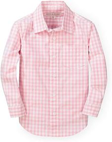 img 4 attached to 👕 Henry Gingham Poplin Button Tops, Tees & Shirts for Boys' Clothing - Enhancing SEO