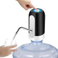 💦 leciel water pump dispenser: convenient usb charging portable 5 gallon bottle dispenser (black) logo