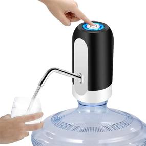 img 4 attached to 💦 LECIEL Water Pump Dispenser: Convenient USB Charging Portable 5 Gallon Bottle Dispenser (Black)