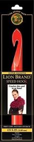 img 1 attached to 🔴 Lion Brand Yarn Crochet Hook, 19мм, Красный - 400-5-3507