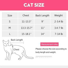 img 2 attached to Cat Professional Recovery Suit: Abdominal Wound & Skin Disease Aid, Vet-Recommended Alternative to E-Collars, Post-Surgery Wear to Prevent Licking