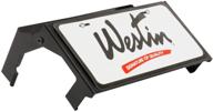 westin 46 20055 license plate bracket logo