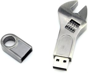 img 3 attached to AreTop Cute Spanner Shaped USB2.0 Thumb Drives - 32GB Flash Drive Memory Stick Pen Drive for Date Storage, Ideal for Students, Kids, Teachers, Collegues, and Employees