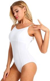 img 2 attached to Inlzdz Spaghetti Camisole Gymnastic Leotard Sports & Fitness for Other Sports