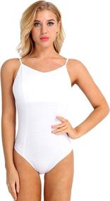 img 3 attached to Inlzdz Spaghetti Camisole Gymnastic Leotard Sports & Fitness for Other Sports