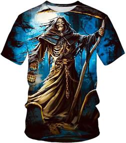 img 2 attached to 👕 Stylish Benksrt Graphic T Shirts: Vibrant Sleeve Prints for Men's Clothing